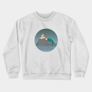 Mermaid under the rain Crewneck Sweatshirt